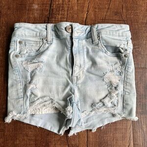 American Eagle Outfitters Light Blue Jean Shorts